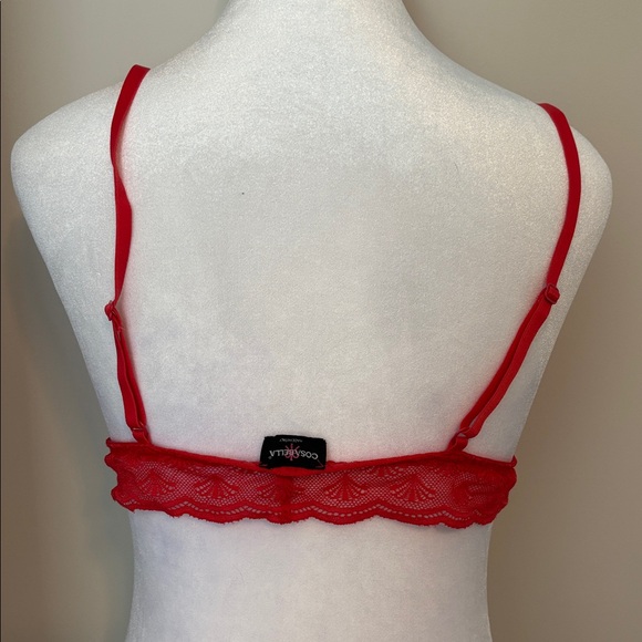 NWOT Cosabella Red Lace Bralette - Picture 3 of 3